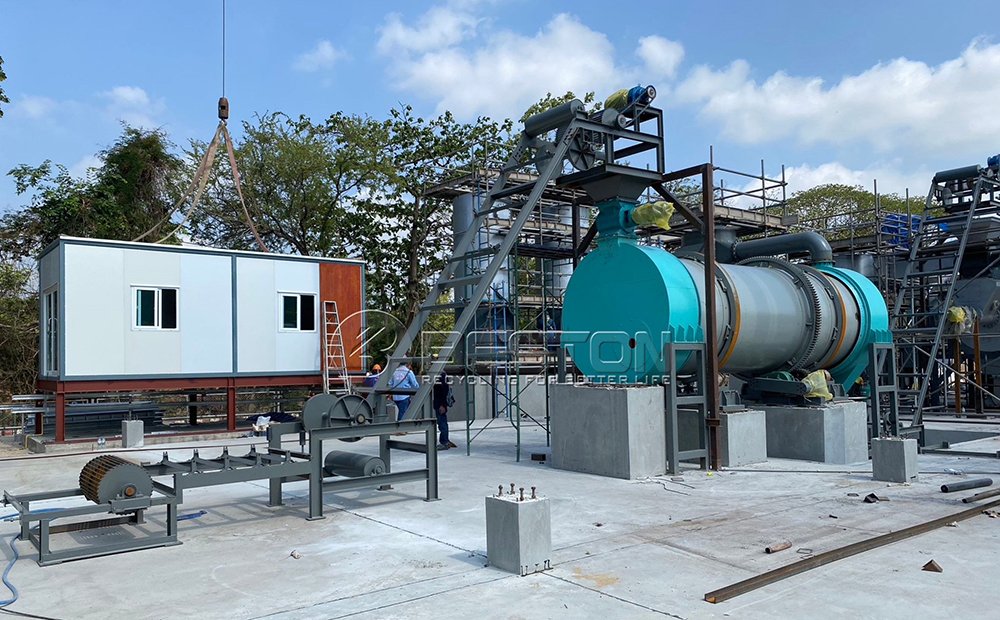 稭稈炭化改良土壤