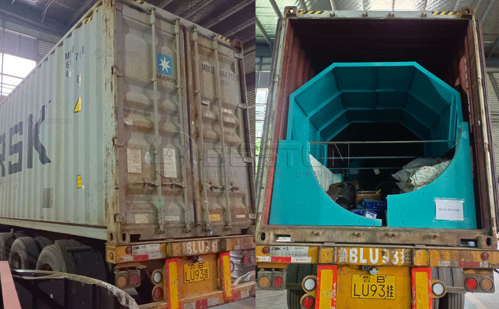 BST-30型号馬來西亞木材廠廢木料炭化設備第8張