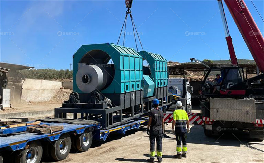 BST-50西班牙橄榄木炭化設備第2張